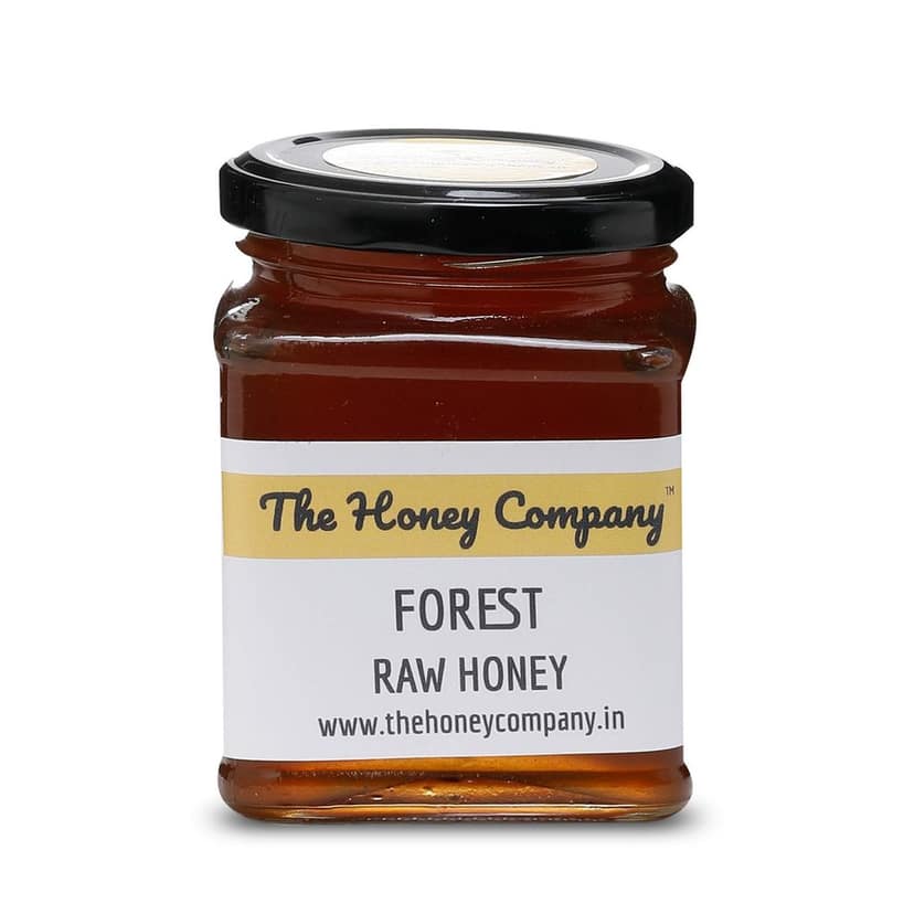 The Honey Company Forest Raw Honey 350g 100% Pure, Natural Raw Unprocessed Unheated Unpasteurised Unfiltered