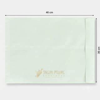 Premium 18 x 14 Inch Green Cloth Lined Envelopes - 100 GSM (Super Large, Pack of 100) | Tear-Resistant Secure Mailing for Legal Documents, X-Rays & Artwork