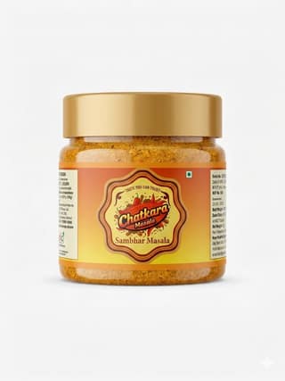 Chatkara Masala Sambhar Masala | South Indian Spice Powder | For Dal and Vegetable Dishes | Traditional Flavor Blend