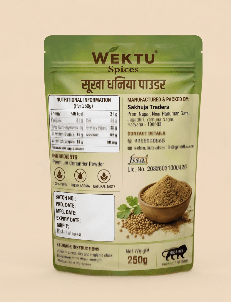 Wektu Spices Sukha Dhaniya Powder view 2