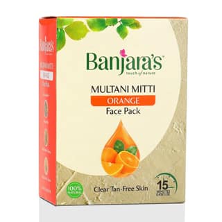 BANJARAS MULTANI MITTI ORANGE FACE PACK 100 GMS