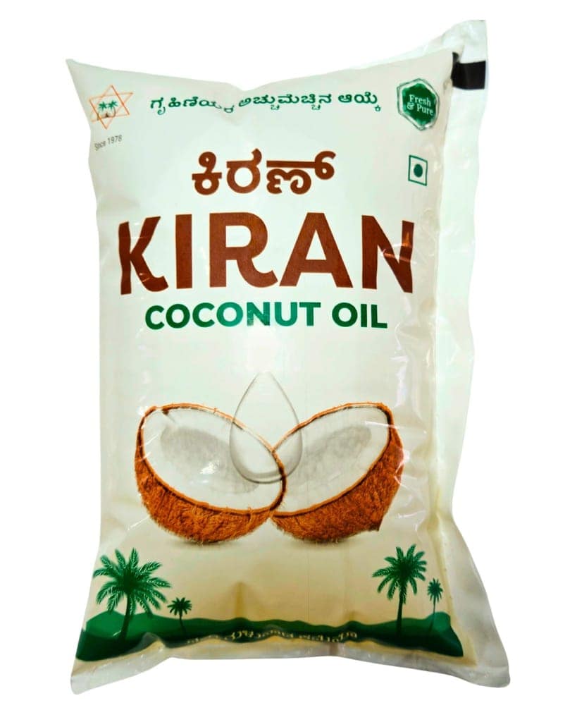 Kiran Coconut Oil Pouch 1L view 2