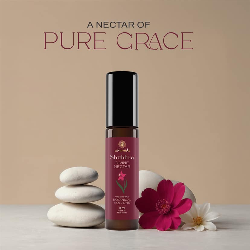 Ashpveda Shubhra Divine Nectar Natural Roll-On Attar view 2