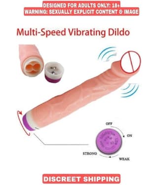 9" Long & Soft Sexy Real Felling SKIN Colored Vibrating Dildo For Sexy Girls Vagina - By KAMVEDA