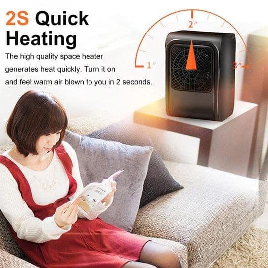 ROOM HEATER 220V BROWN BOX HEATER FOR OFFICE & BEDROOM USE HEATER view 2