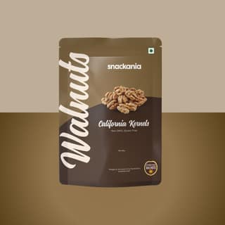 Snackania California walnut kernel | Broken Akhrot | Delectable and Crunchy I Rich in Dietary Fibre, Protein & Magnesium 350Gram