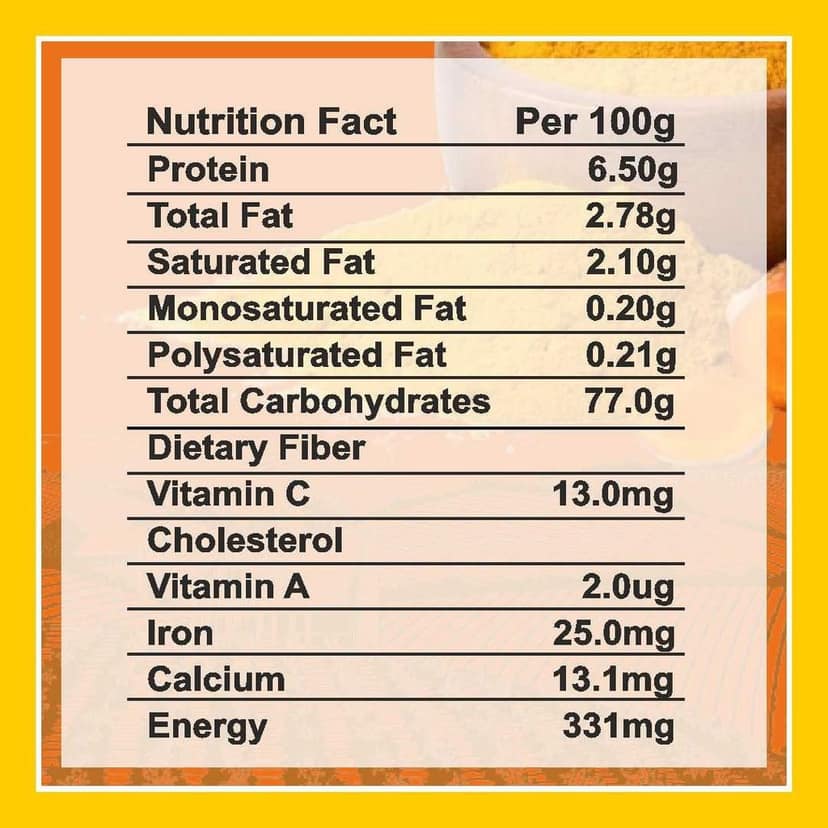Natural Lakadong Turmeric Powder (100 gm) view 2