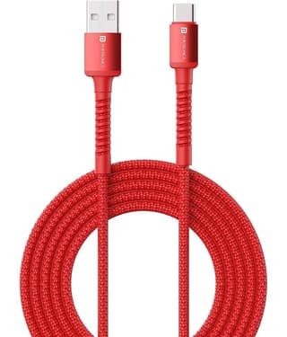 Portronics Black 3A Type C Cable 2 Meters
