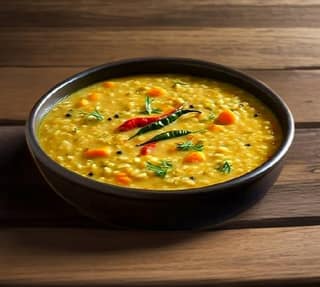 Garlic Tadka Khichdi