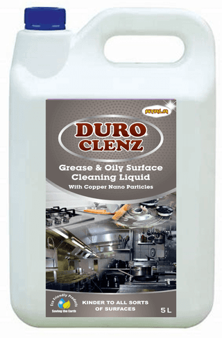 Chimney Cleaner (Duro Clenz- 5L-Citrus) | Chimney, Gas stove, Oven, Microwave oven cleaner | Suitable for All types of Greasy surfaces | Kills 99.9% Germs| Alcohol Free| Water based| No harsh chemicals