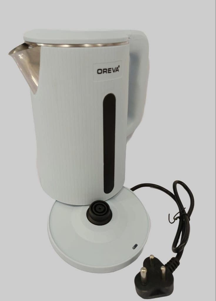 OREVA OEK 2.0L KETTLE 1500WATTS 220V-240V (1 YEAR WARRANTY) 07W LED FREE view 2
