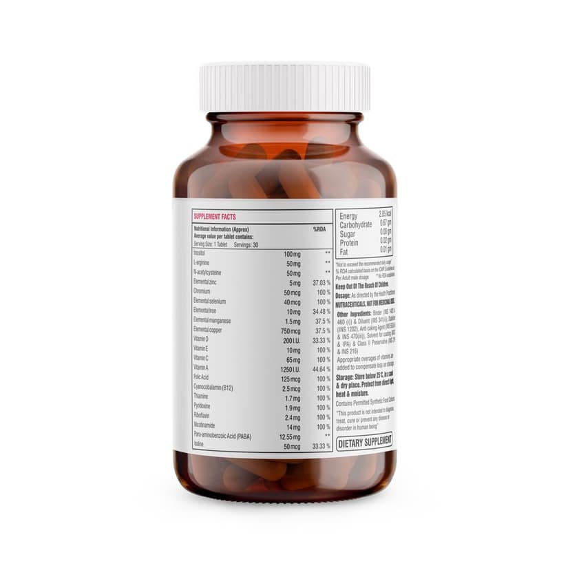 HealthBest Pregnabest Conception Support Supplement for Women - 30 Tablets view 2