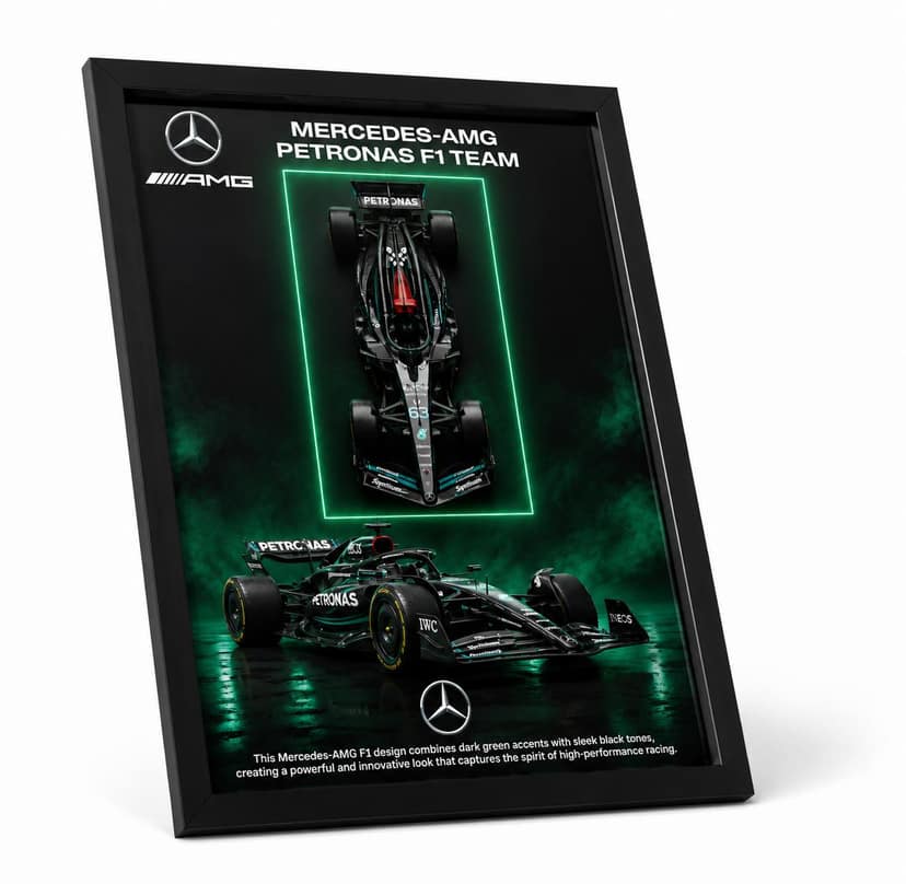 Mercedes F1 die cast frame 01 view 2