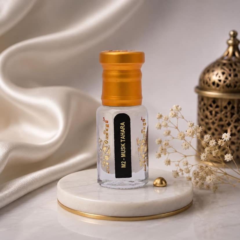 alnaqi fragrances Musk Tahara Attar 12ml - Luxury Musk-Al-Tahara-Original, No Alcohol Concentrated Scented-Oil, Traditional E-Tahara-Attar, Pure Arabian-Parfum view 2
