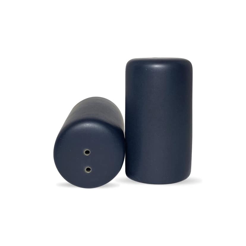 Ceramic Dining Chic Matte Black Ceramic Salt & Pepper Shaker view 2