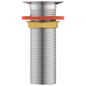 AC-03 Brass 5" Inch Height Full Thread Waste Coupling view 2