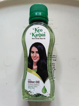 Keo karpin non sticky hair oil with olive oil natural vitamin E