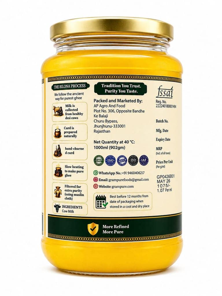 GramPure Cow Desi Ghee view 2