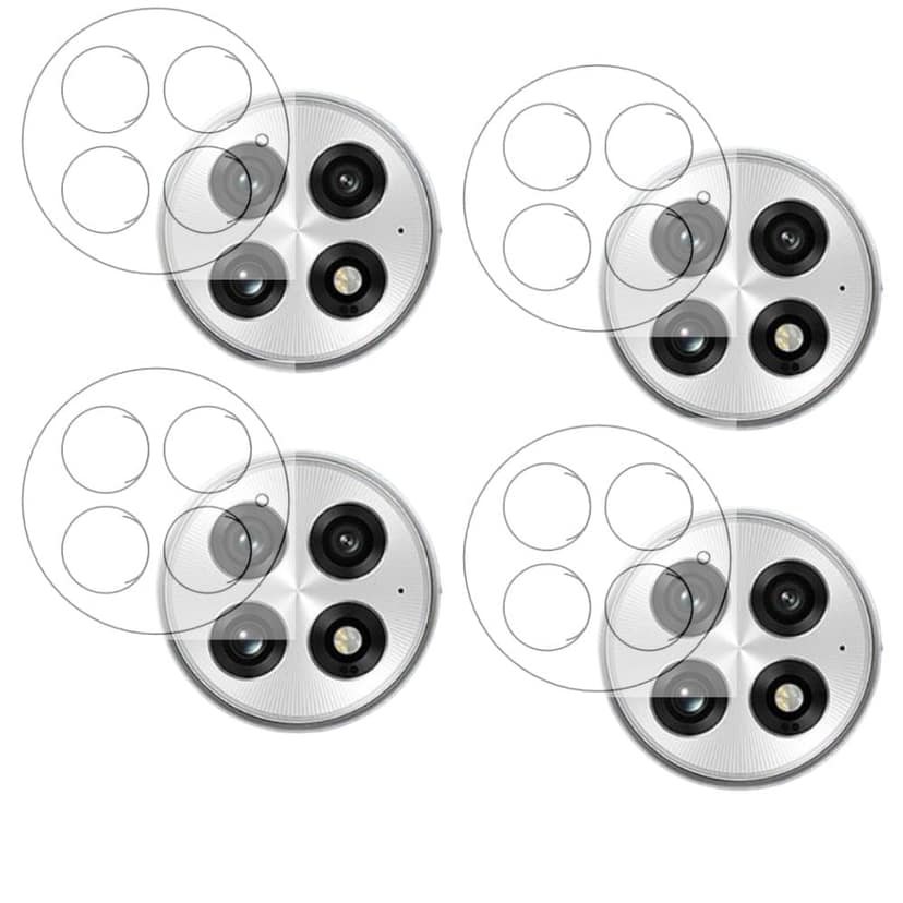 ISAAK Back Camera Lens Protector compatible for OnePlus 13 (Pack of 4) view 2