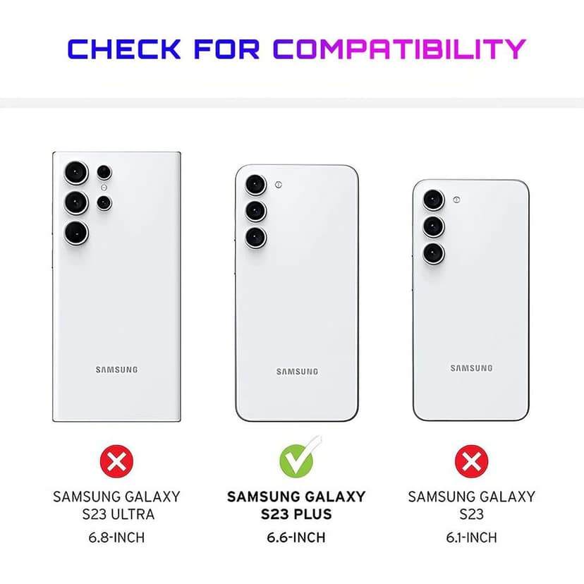 LIRAMARK Liquid Silicone Soft Back Cover Case for Samsung Galaxy S23 Plus 5G view 2