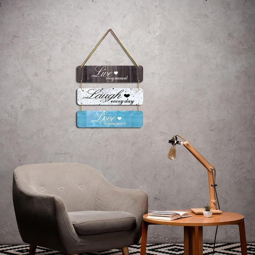 Wall Hangings for Home Decoration Items for Living Room Decor Welcome Home Wall Hanging for Home Office Decoration Handmade Craft Decorative Wall Art (WH2206) view 2