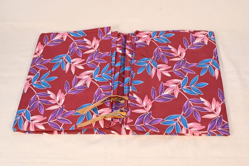 100% Cotton Sateen Fabric with a Beautiful Floral Print view 2