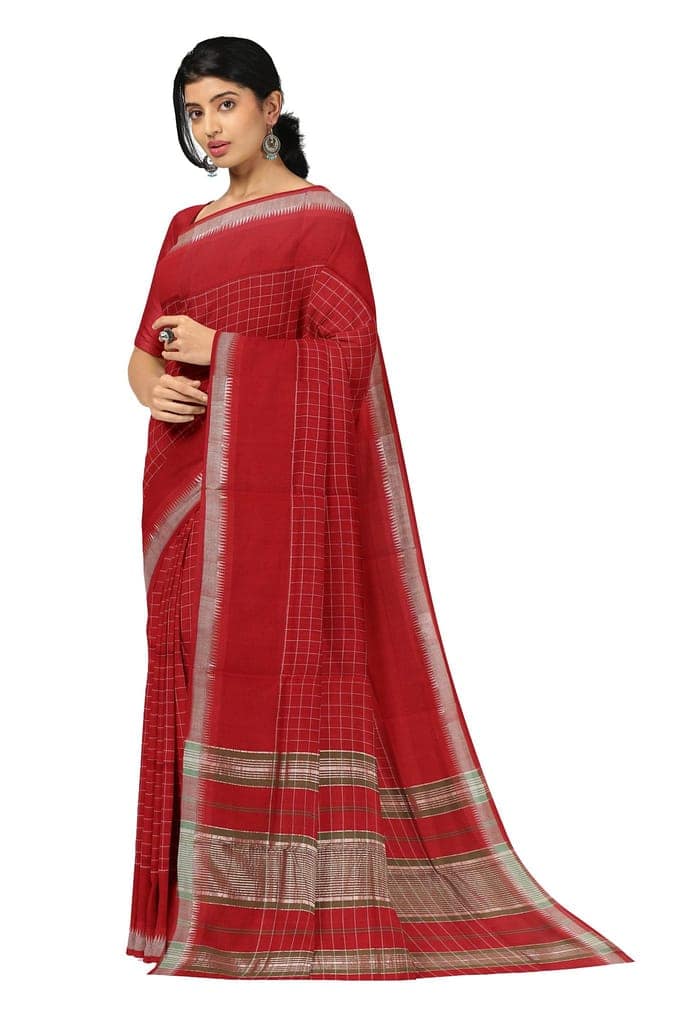 APCO Handloom (A Andhra Pradesh Govt Emporium)- Women's Traditional Pure Handloom Rajahmundry/Angara Cotton Saree | ACS0025 view 2