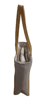 Floral Tote Bag with Yellow Handles view 2