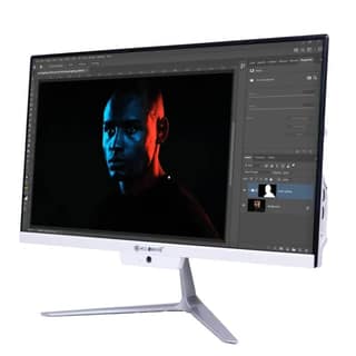 Holoware All-in-One PC (Intel Core i3 12th Gen, 8GB DDR4 RAM, 512GB NVMe SSD, 21.5 Inch Screen Size, Windows 11 Pro, Wired Keyboard & Wired Mouse, 3 Years Onsite Warranty)