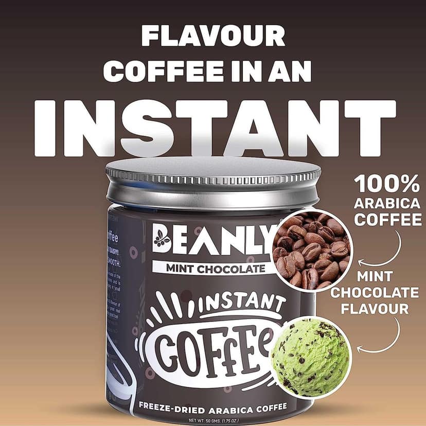 Beanly Instant Coffee Combo Pack of Choco-Orange & Mint-Chocolate view 2