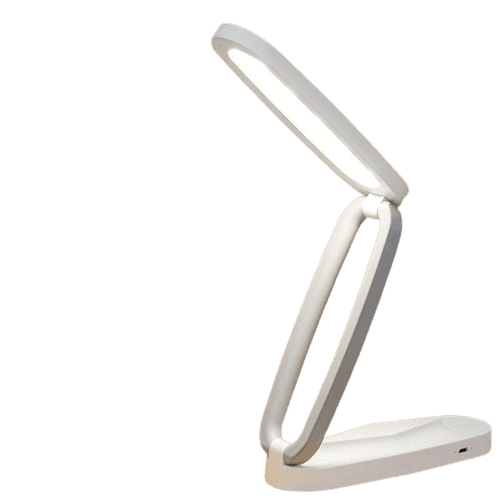 Fulminare Plastic Led Desk Lamp Dimmable Table Reading With Usb Charging Port 3 Colour Mode Study/Table/Desk Touch Control Eye Caring, For Work (Pawnwhite) view 2