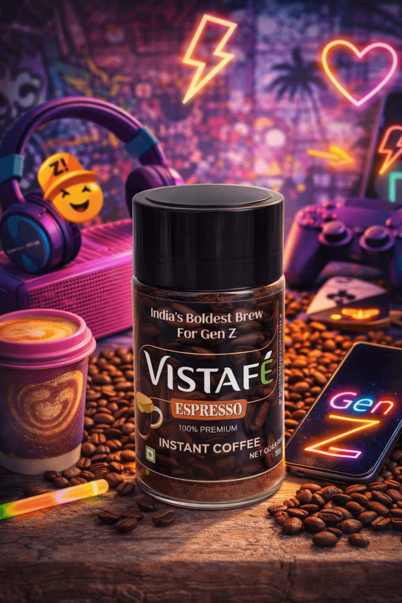 Vistafe Strong Espresso Instant Coffee for Bold Taste view 2