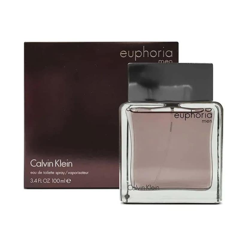 Calvin Klein Euphoria Eau De Toilette 100ml for Men Premium Luxury Long Lasting Fresh Spicy Woody Aromatic Modern Designer Fragrance