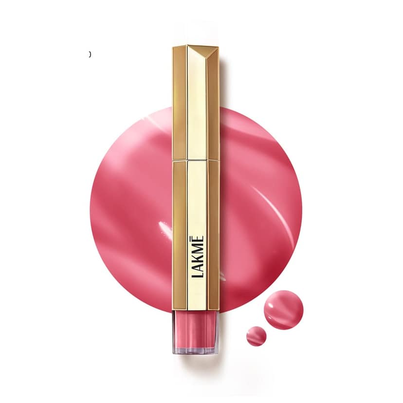 LAKM 9to5 Overtime Shine Tinted Lip Oil - Frosted Pink 5.3ml LAKM 9to5 Overtime Shine Tinted Lip Oil - Frosted Pink 5.3ml - Frosted Pink / 5.3 ml (Pack of 1) view 2