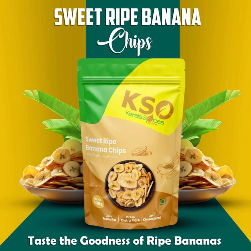 Sweet Ripe Banana Chips 200gm view 2