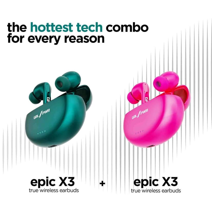 Girl Power Earbuds Combo view 2