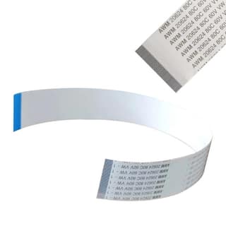 50 Pin 0.5mm Pitch 300mm Same Side Connection FFC Ribbon Flexible Flat Cable