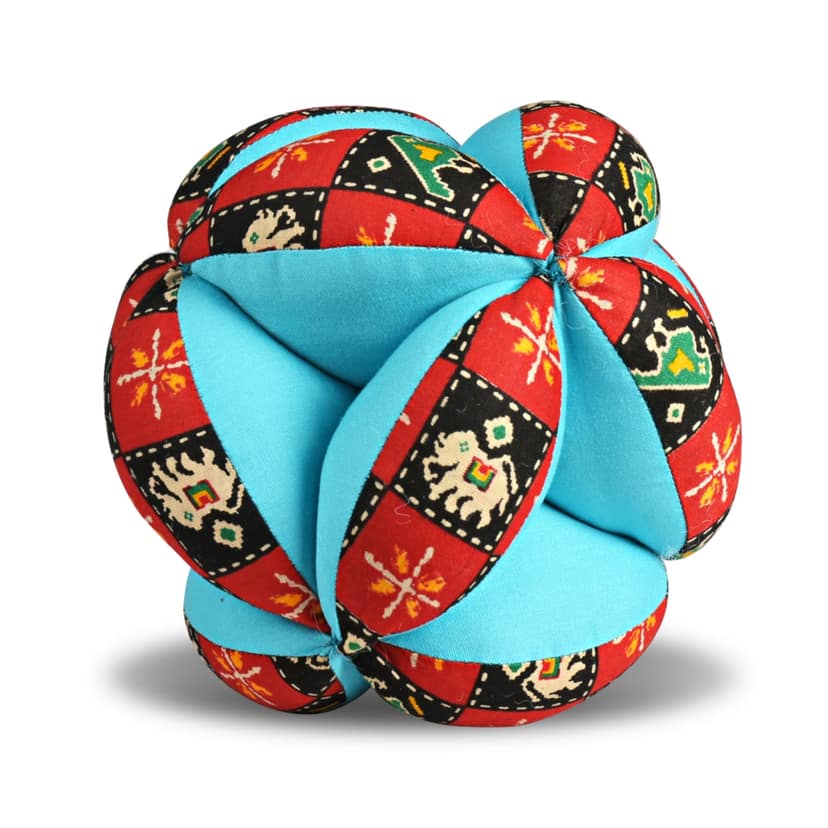 Toy Antiqua Clutch + Puzzle Ball – Blue Premium Handcrafted Toy view 2