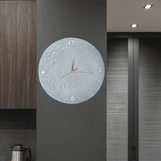 Surreal Lunar Wall Clock
