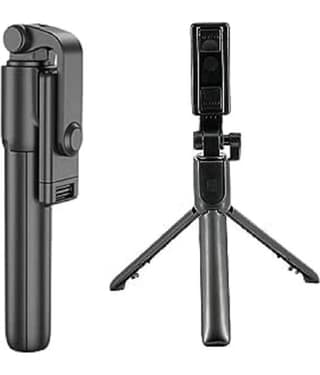 Hybite Blue tooth Selfie-Stick with Remote 3-in-1 Multifunctional Selfie-Stick Tri pod Stand Compatible The Blue tooth Remote Control But ton