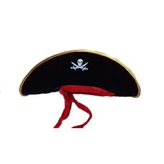 Pirate Hat Black Color Fit To All