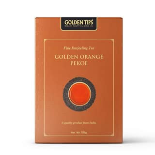 Golden Tips Darjeeling Orange Pekoe Loose-Leaf Black Tea, Premium Himalayan Single-Origin Tea, Handpicked & Expertly Processed for Rich Aroma & Flavor,Fresh &, (500 gram- 250 Cups)