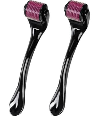 Mars by GHC Derma Roller for Hair Growth and Beard Growth, 0.5mm 540 Micro Needles, Pack of 2
