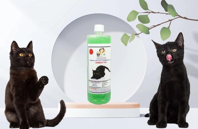 SWACCH Shampoo Specially FORMULATED for Bombay Cat (1 Litre) Neem Alovera