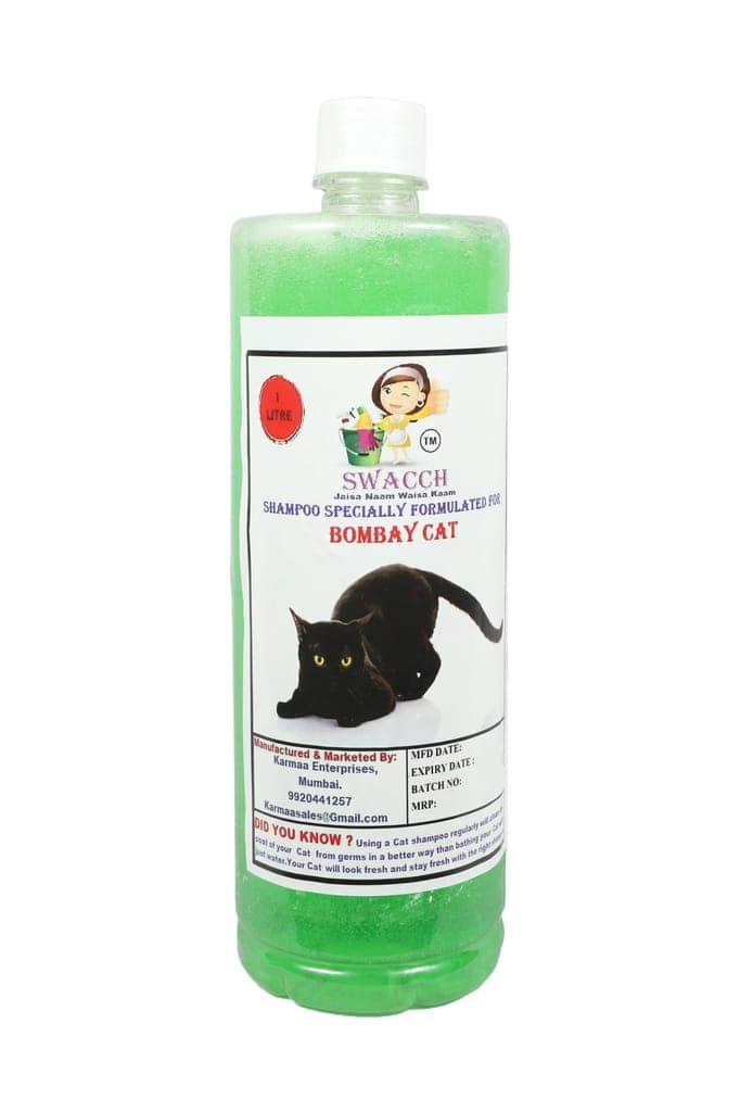 SWACCH Shampoo Specially FORMULATED for Bombay Cat (1 Litre) Neem Alovera view 2