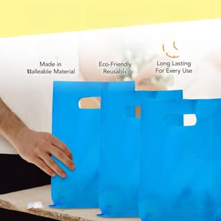 D cut non woven handbag