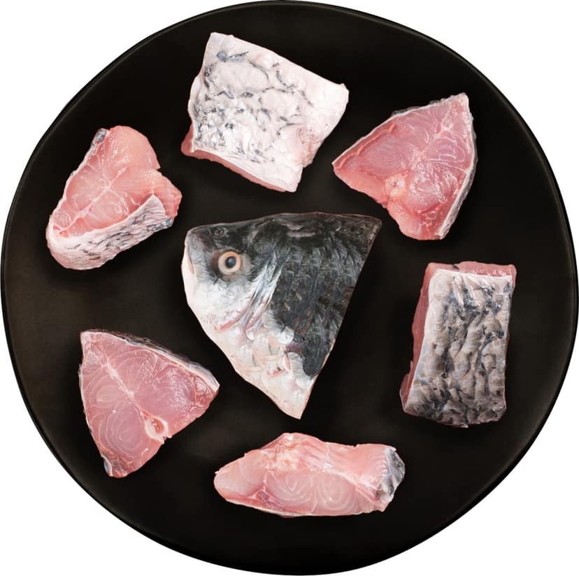 Catla Medium BengaliCurry Cut With Head 1.25kg