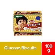 Parle Original Gluco Biscuits - Gives Strength & Energy, 100 G Pouch