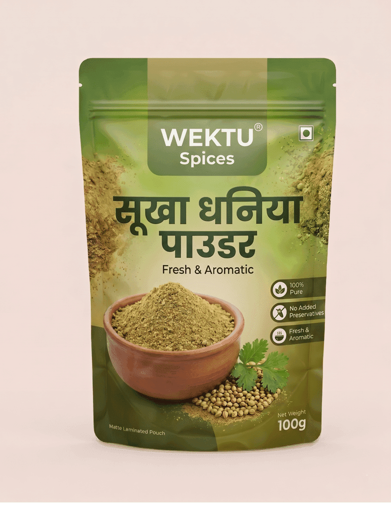 WEKTU Spices Dry Coriander Powder.
