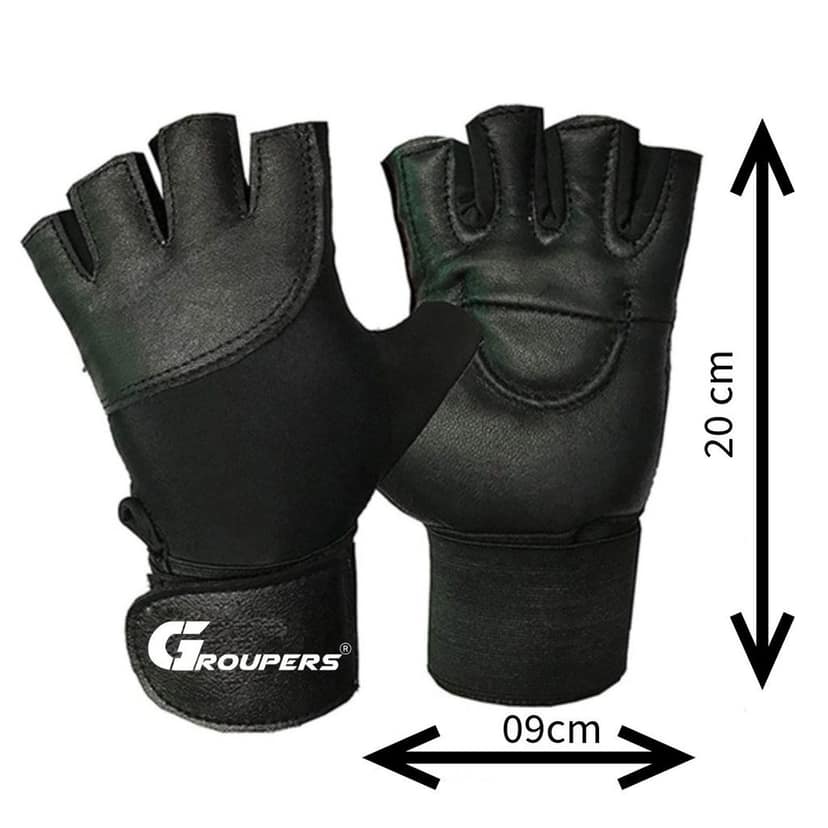 GROUPERS Combo Set of Duffle Canvas Bag with Gloves & Wrist Band Support BagslSports & Travel Bag view 2